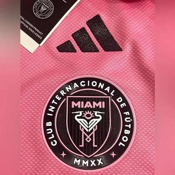 NEW Player Version Inter Miami Leo Messi #10 Jersey 24/25 Home Pink - Picture 3 of 6